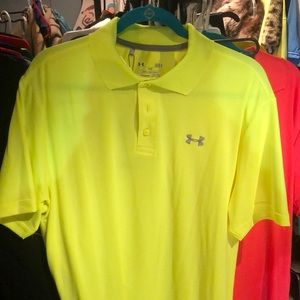 Neon green under armour